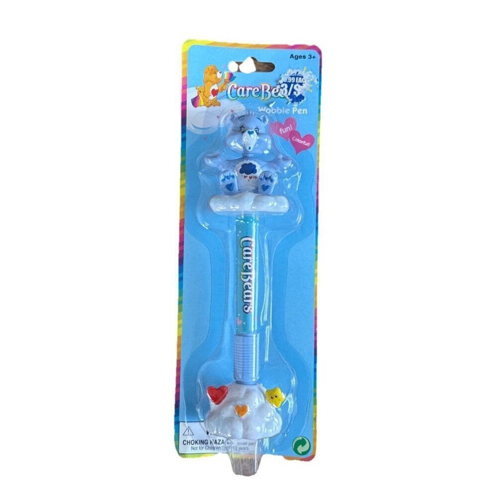 Vintage Care Bears Bedtime Bear Wobble Pen 2002 Care Bears - NEW Sealed